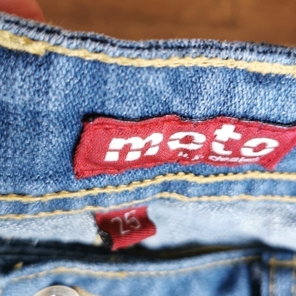 Moto UK Design Bohemian Distressed Studded Bootcut 25 - Picture 12 of 12